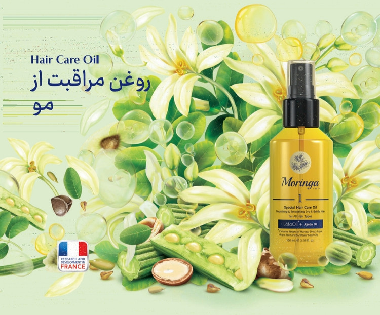 روغن مراقبت از مو مورینگا