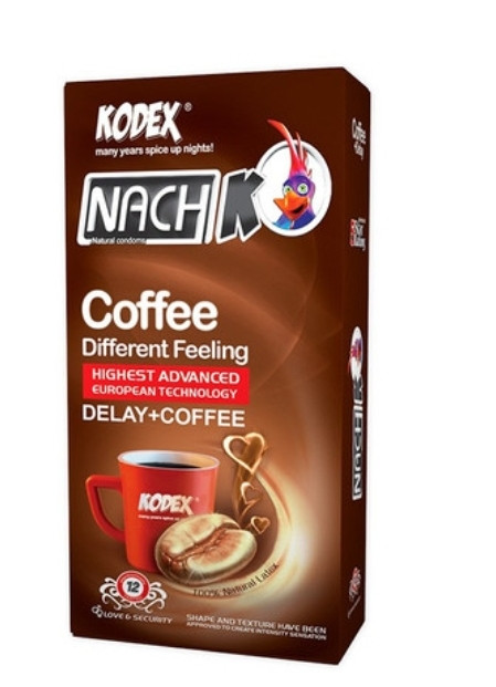 کاندوم کدکس مدل Coffee بسته 12 عددی