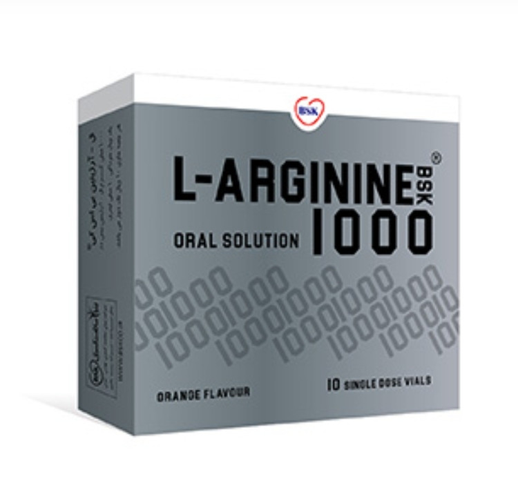 ویال ال آرژنین 1000 میلی گرم بی اس کی 10 عدد