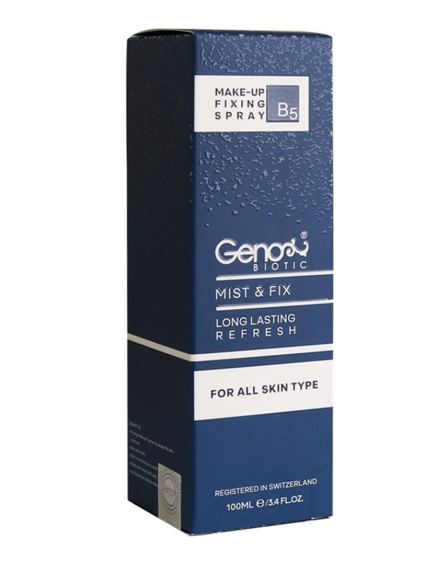 اسپری رطوبت رسان و تثبیت کننده آرایش ژنوبایوتیک مدل MIST & FIX حجم 100 میلی لیتر
