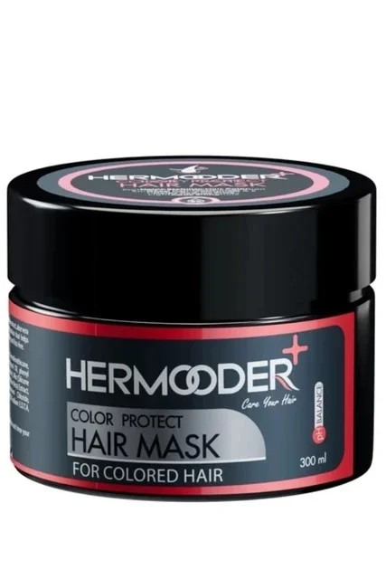 ماسک مو با آبکشی مناسب موهای رنگ شده هرمودر