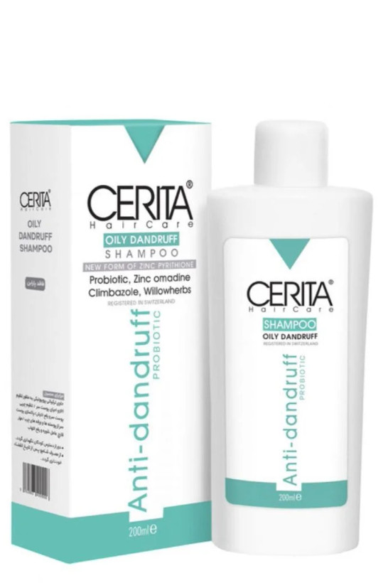 شامپو ضد شوره سریتا مناسب موی چرب