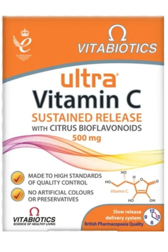 قرص اولترا ویتامین C ویتابیوتیک ۶۰ عددی
