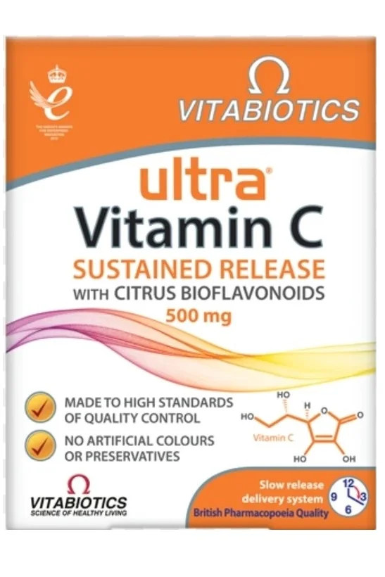 قرص اولترا ویتامین C ویتابیوتیک ۶۰ عددی